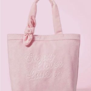 Stoney Clover Lane X Target terrycloth pink beach bag